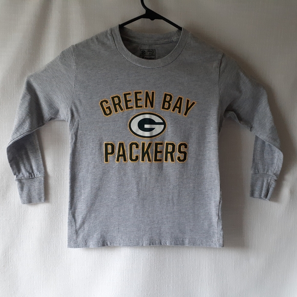 Green Bay Packers boys gray long-sleeve t-shirt - Picture 5 of 8